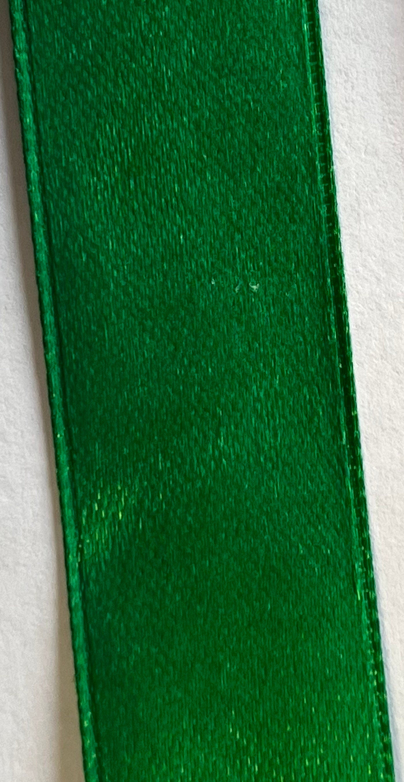 Baby Pink, Baby Blue, Black, Red or Green Satin Ribbon Roll 15 Metres Long 2 Centimetres Wide.