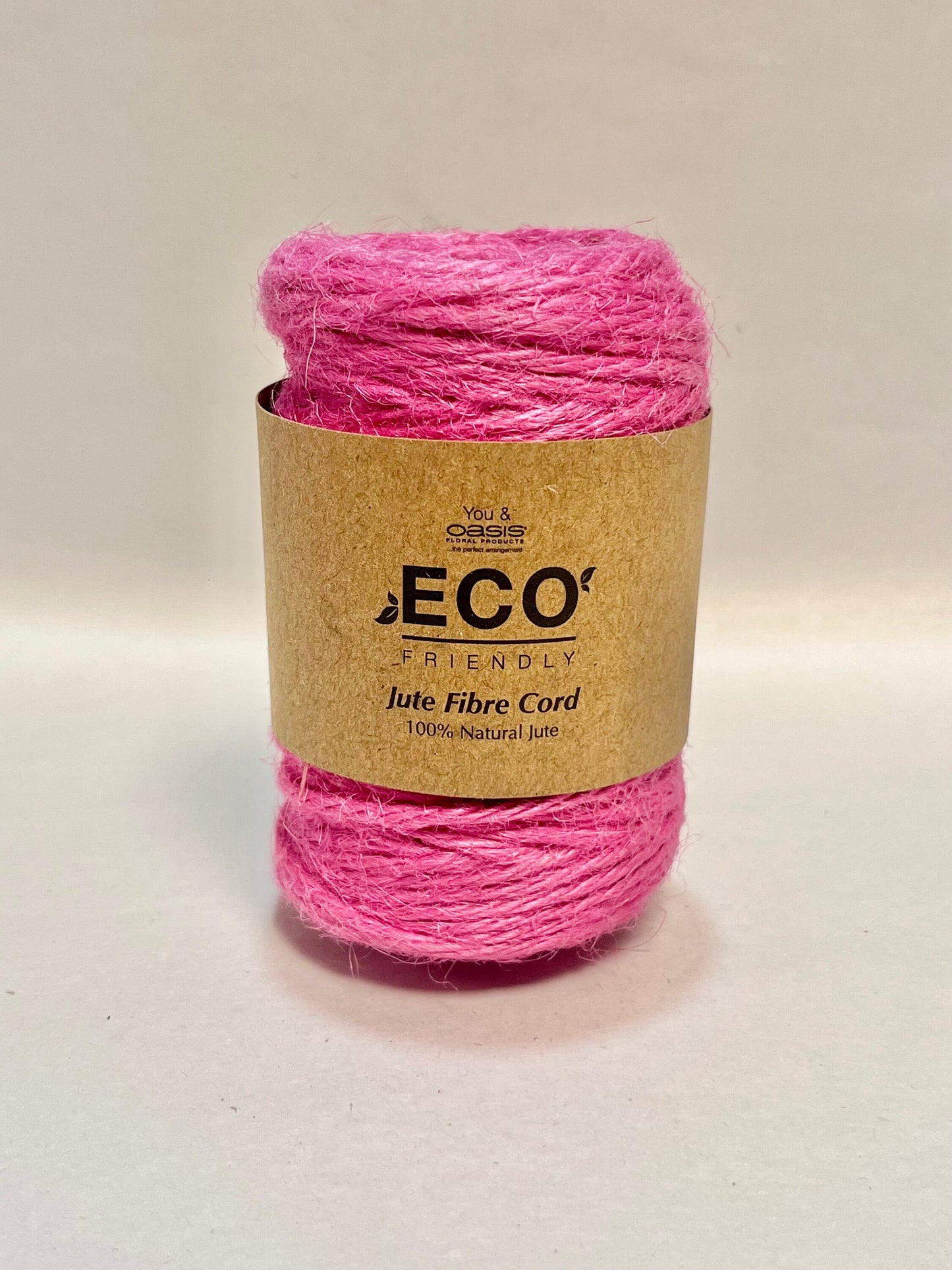 100% Natural Jute Fibre Cord, Twine, Eco Friendly, Pink, Cream, Olive Green, Iris Blue, Peach Pink, Mustard & Pale Green.