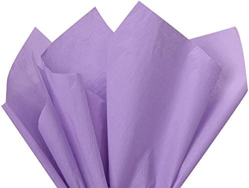Tissue Paper Lilac Luxury Thick 18GSM Sheets, Eco Friendly, Full Size 75cm x 50cm 1-10 Sheets Folded