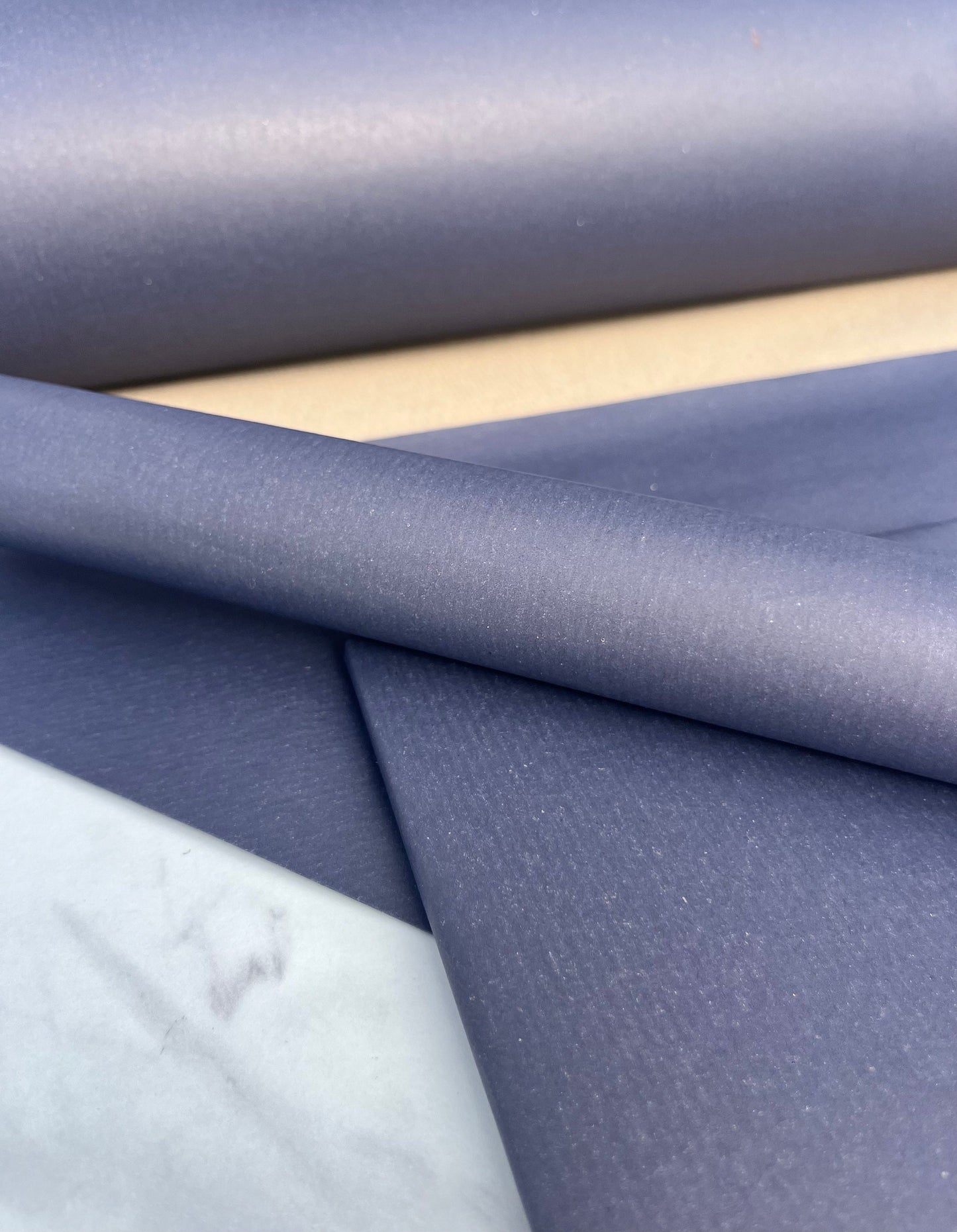 Wrapping Paper Navy Blue 50CM Wide Eco Friendly, 100% Recycled Kraft | Recyclable, Sustainable, Plastic Free Gift Wrap