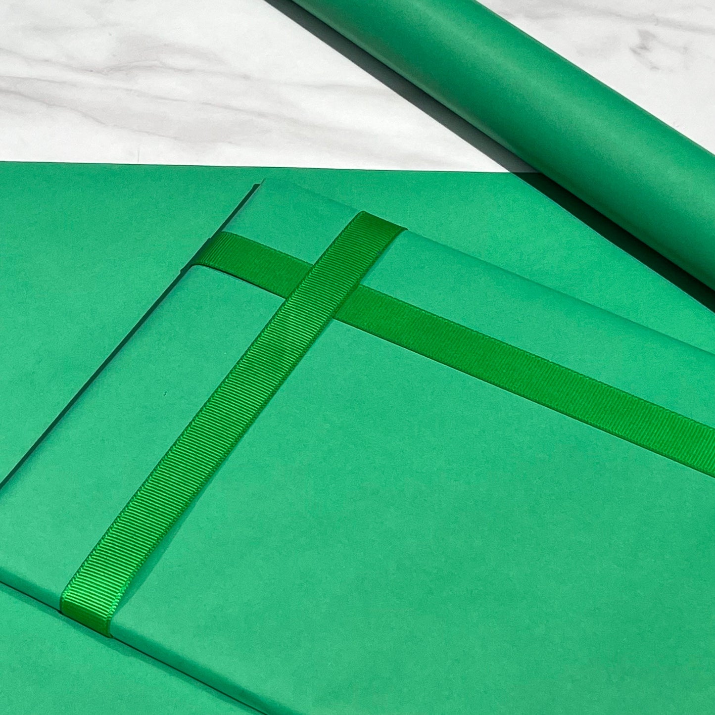 Viva La Vida Green Grosgrain Ribbon 15mm width, Matching Hat Boxes and Wrapping Paper, Birthday Bows Decoration