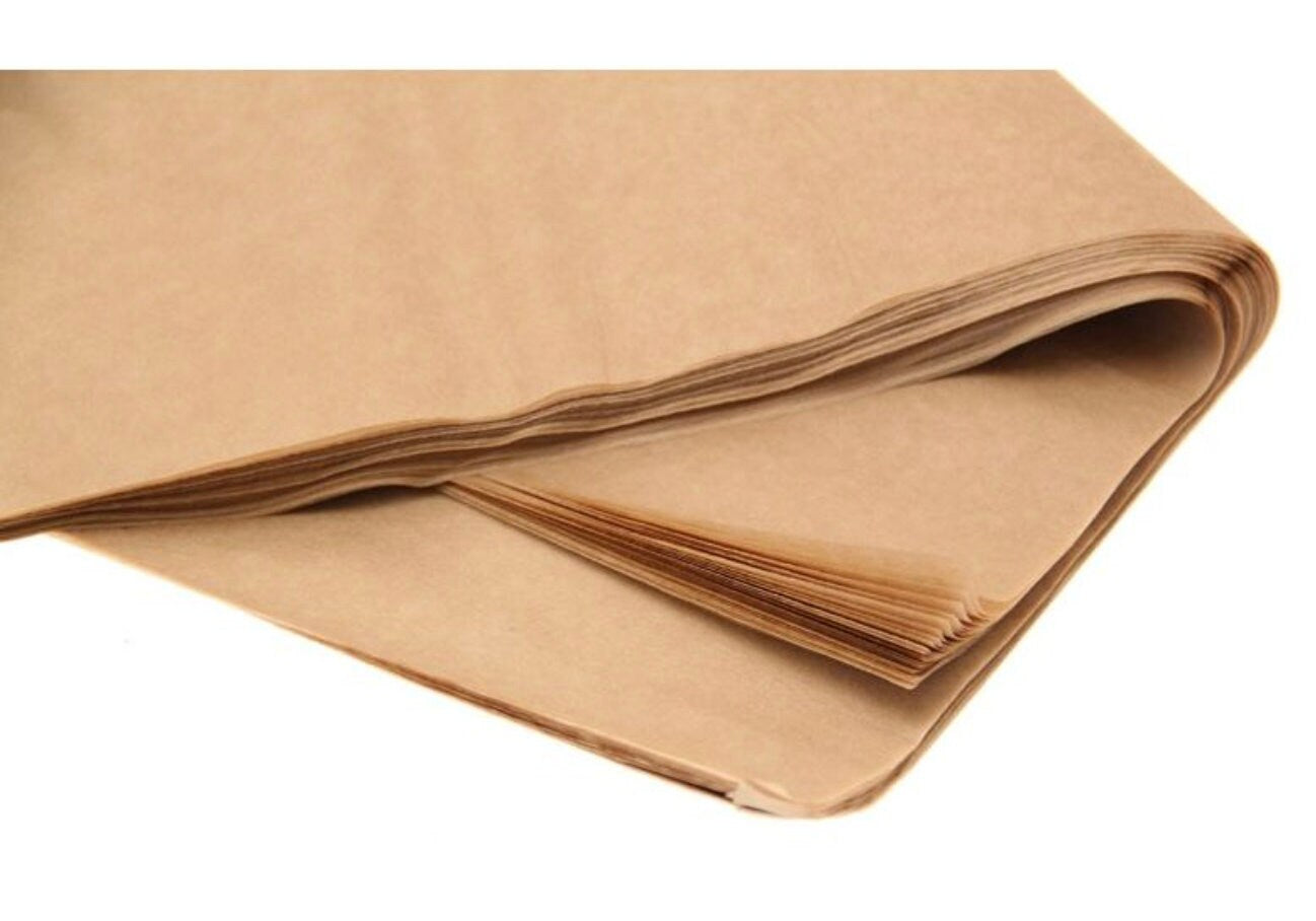 Tissue Paper Caramel Luxury Thick 18GSM Sheets Eco Friendly Full Size 75cm x 50cm 1-10 Sheets Folded
