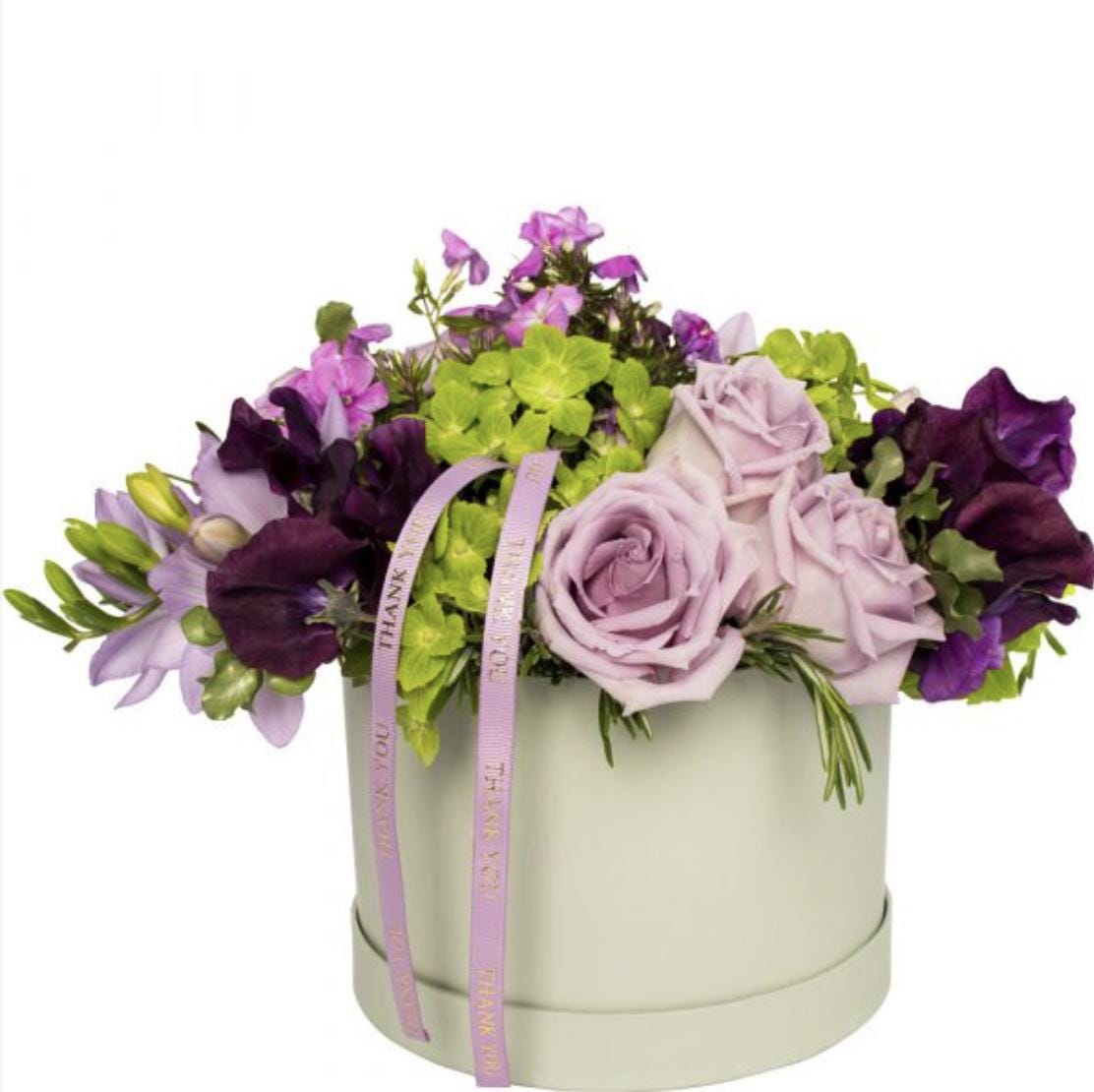 Hat Boxes (Set of 2) Light Green, Round Storage Boxes With Lids, Water Resistant Satin Finish Lamination, Designer Flower Pot, Eco Friendly