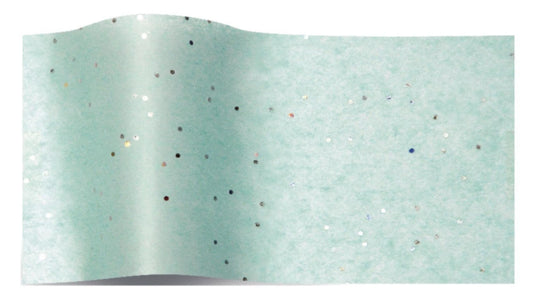 Tissue Paper Blue Aqua Gemstone Aquamarine Print Eco Friendly, 100% Recycled & Recyclable, Luxury  Printed Tissue Paper