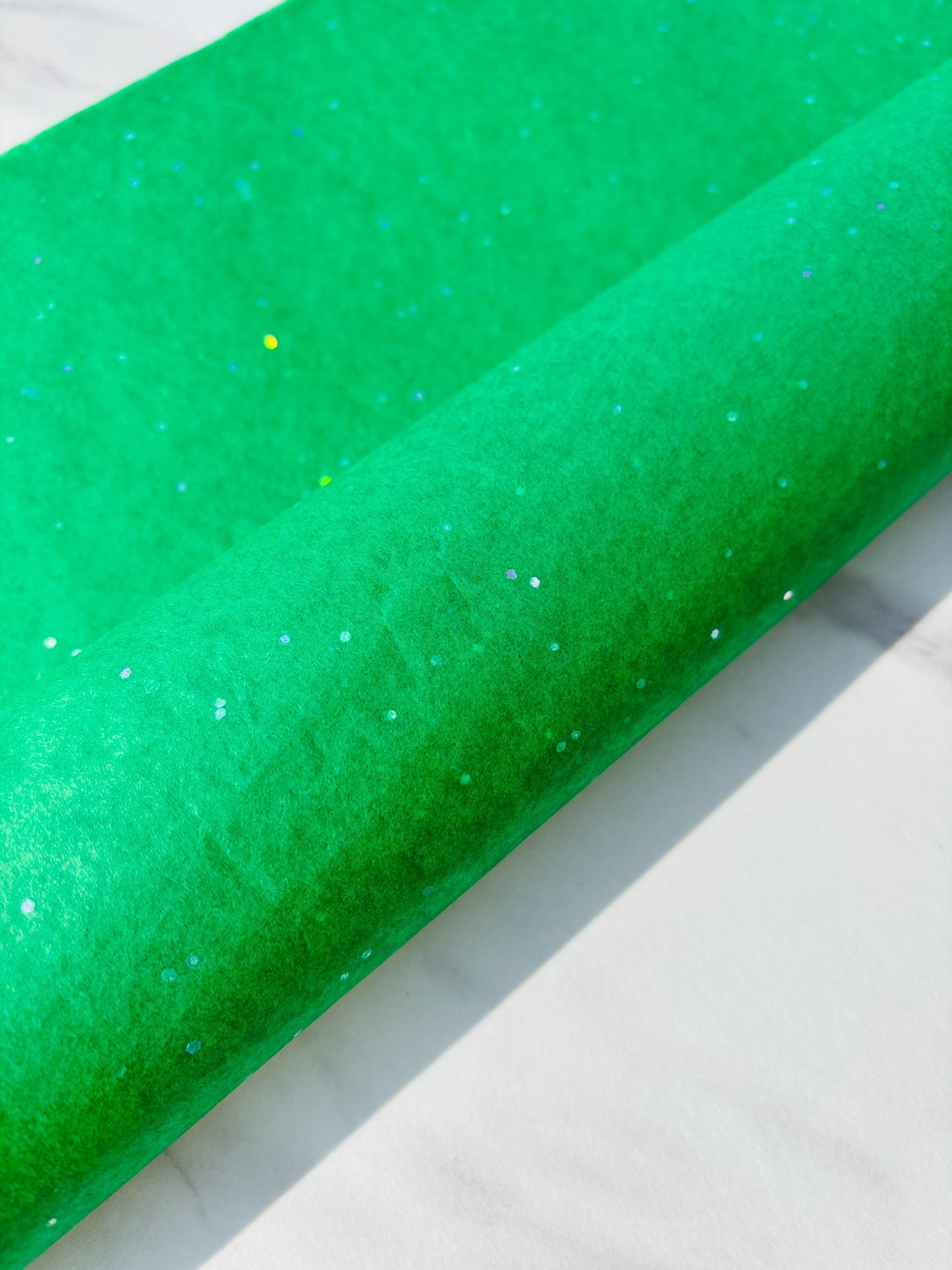 Tissue Paper Green Gemstone Shiny Print Eco Friendly, 100% Recycled & Recyclable, Luxury  Printed Tissue Paper