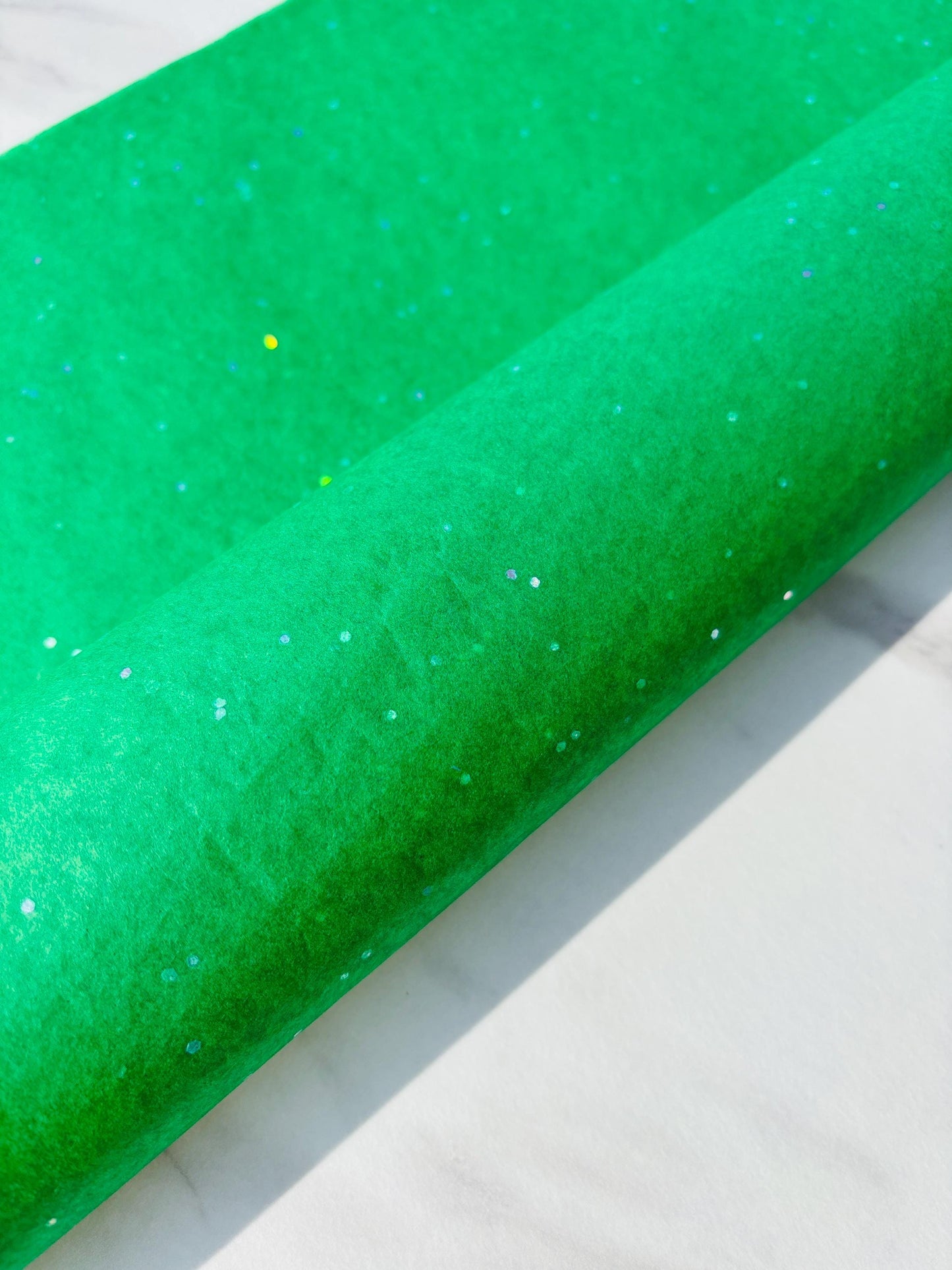 Tissue Paper Green Gemstone Shiny Print Eco Friendly, 100% Recycled & Recyclable, Luxury  Printed Tissue Paper