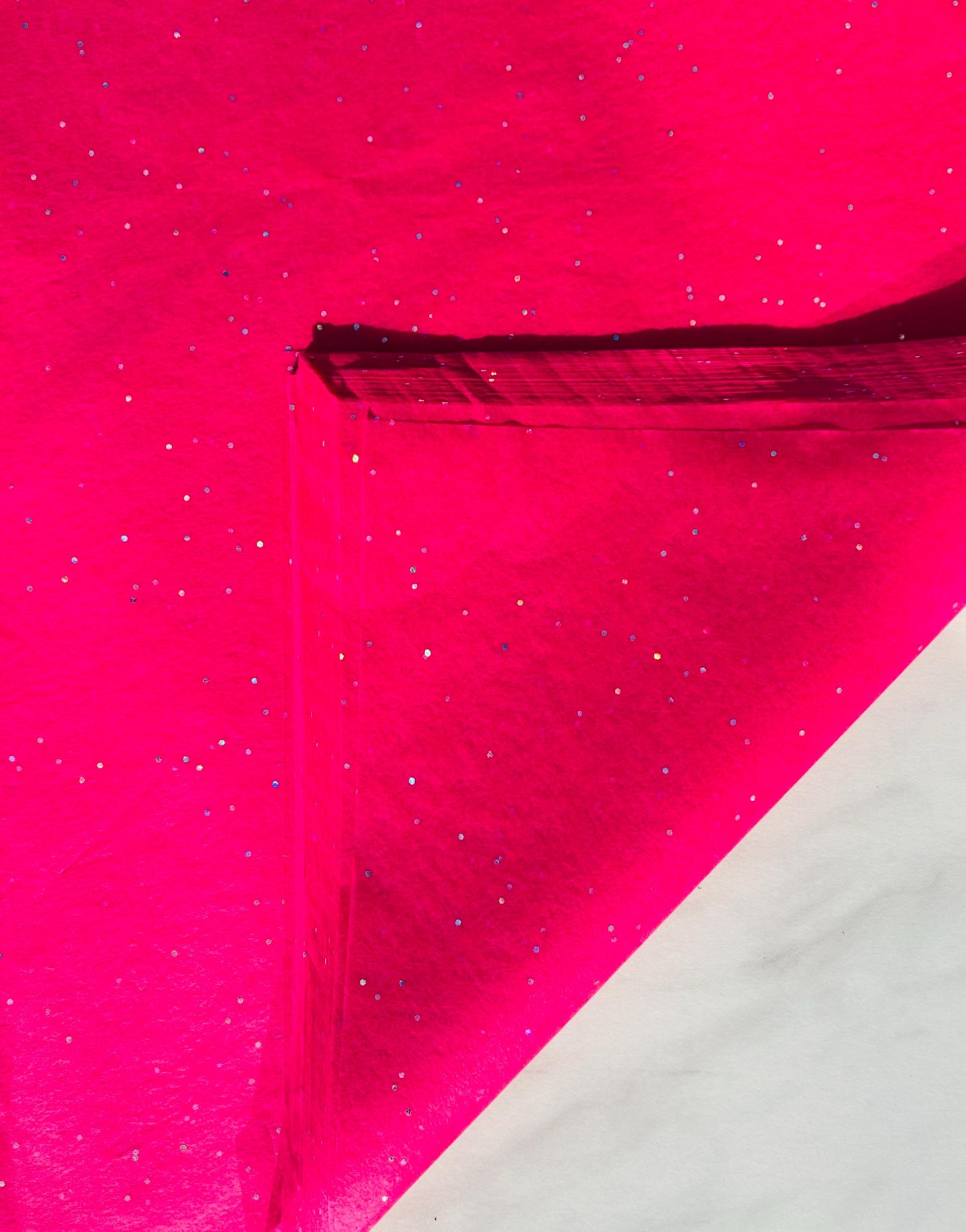 Tissue Paper Hot Pink Shiny Gemstones Print Eco Friendly, 100% Recycled & Recyclable, Luxury Printed Tissue Paper