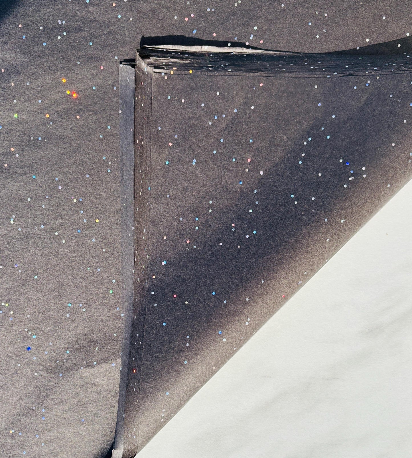 Tissue Paper Black Gemstone Shiny Print Eco Friendly, 100% Recycled & Recyclable, Luxury  Printed Tissue Paper
