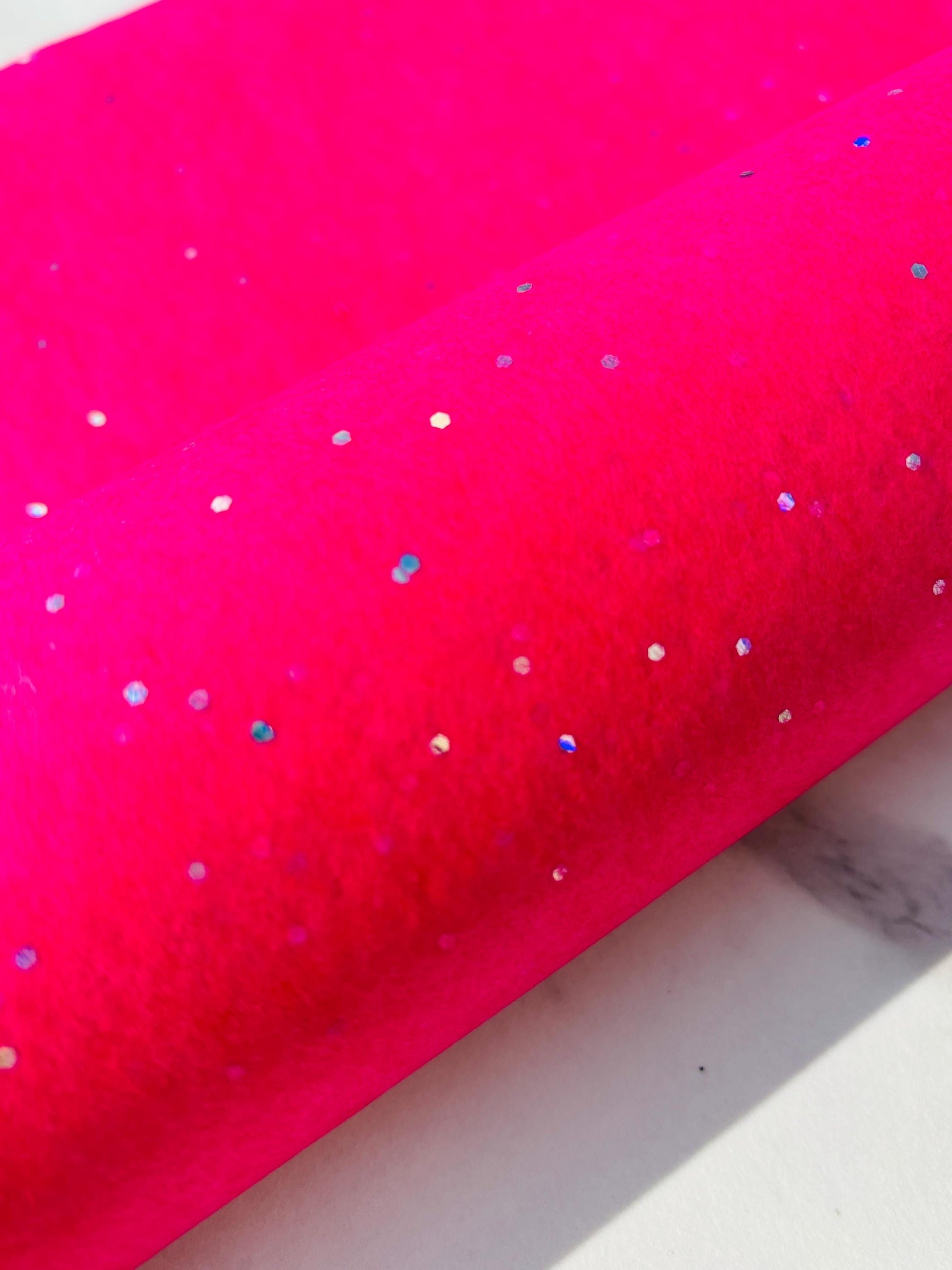 Tissue Paper Hot Pink Shiny Gemstones Print Eco Friendly, 100% Recycled & Recyclable, Luxury Printed Tissue Paper