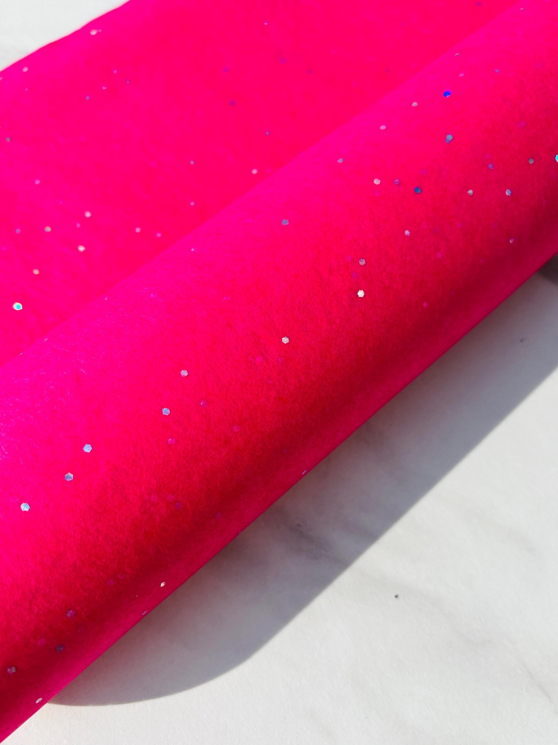 Tissue Paper Hot Pink Shiny Gemstones Print Eco Friendly, 100% Recycled & Recyclable, Luxury Printed Tissue Paper