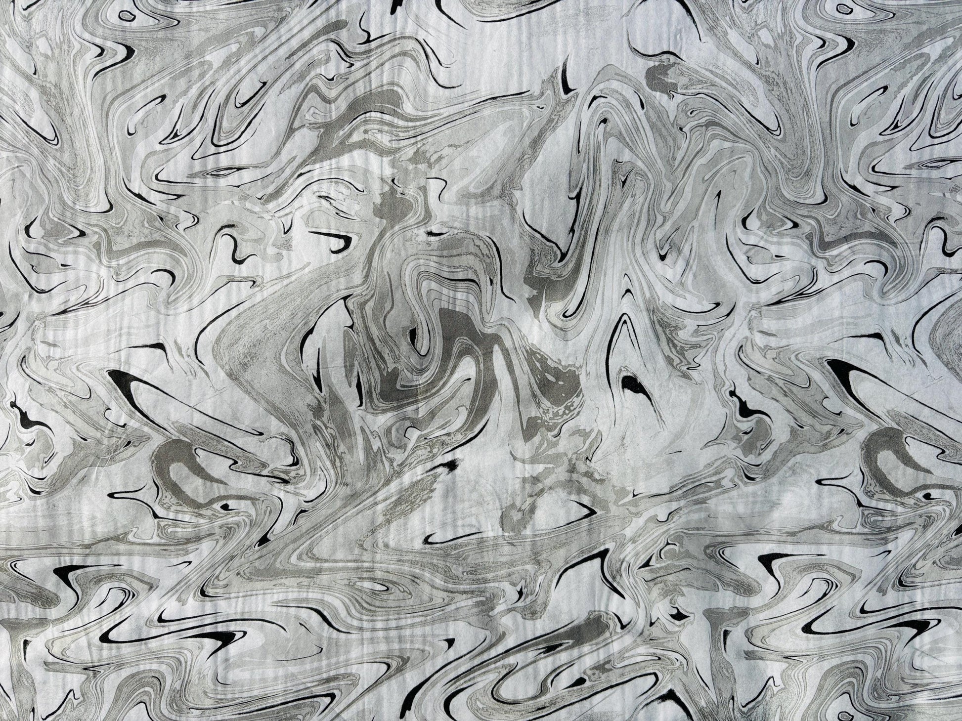 Tissue Paper Black And White Marble Print Luxury Thick 18GSM Sheets Eco Friendly Full Size 75cm x 50cm 1-10 Sheets Folded