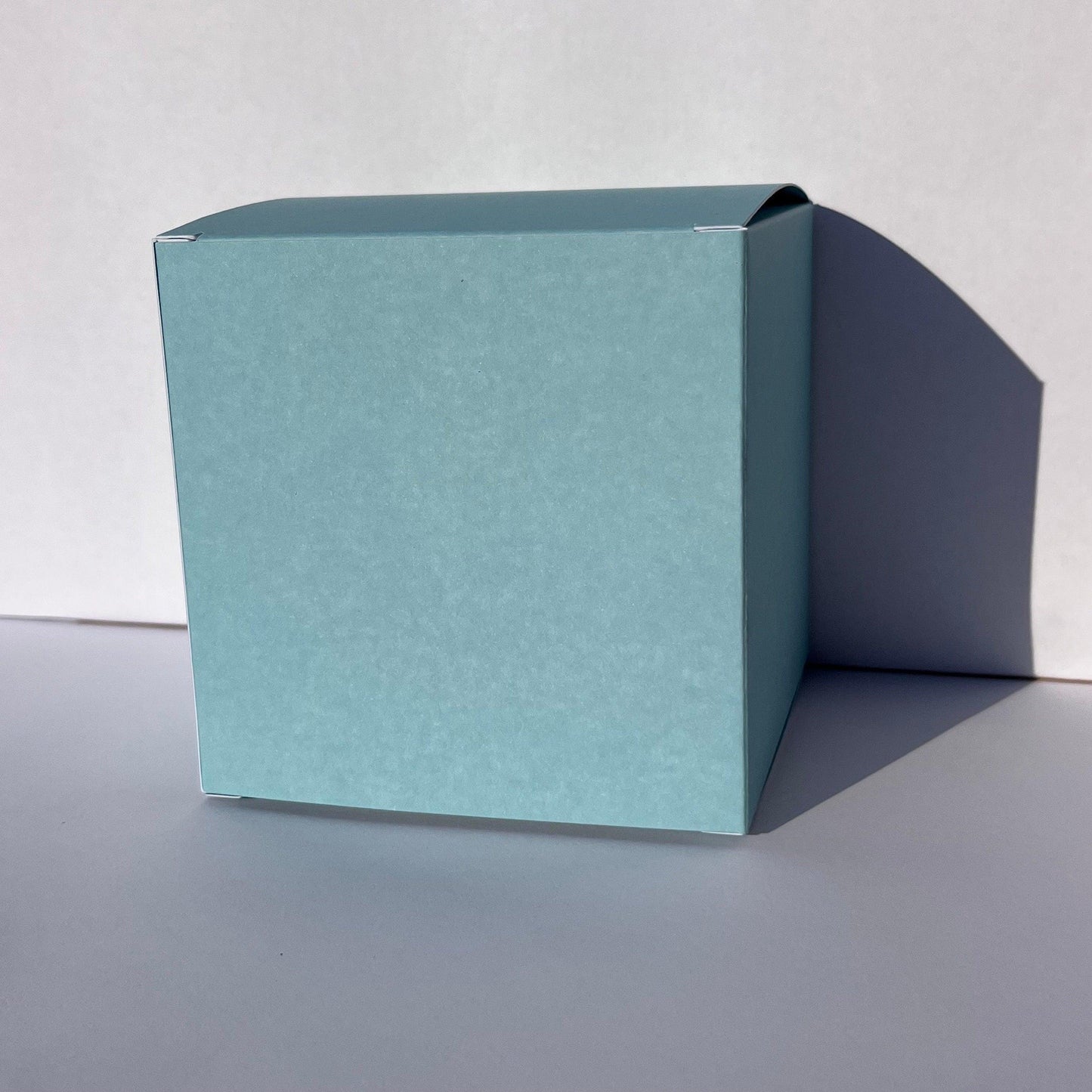 Blue Breeze Kraft Coloured Flat Pack Gift Candle Boxes 10x10x10 cm, Advent Calendar, Recycled and recyclable.