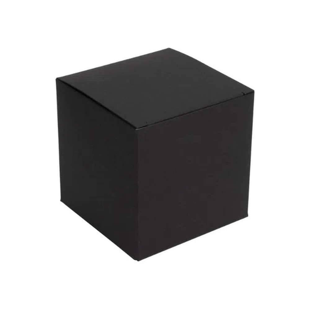Black Matt kraft gift box, 10cm x 10cm x 10cm