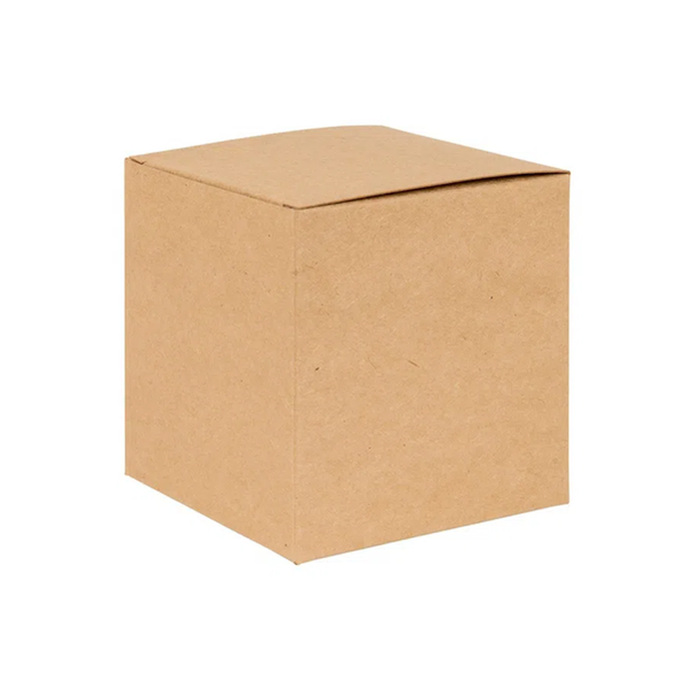 Natural kraft gift box, 10cm x 10cm x 10cm
