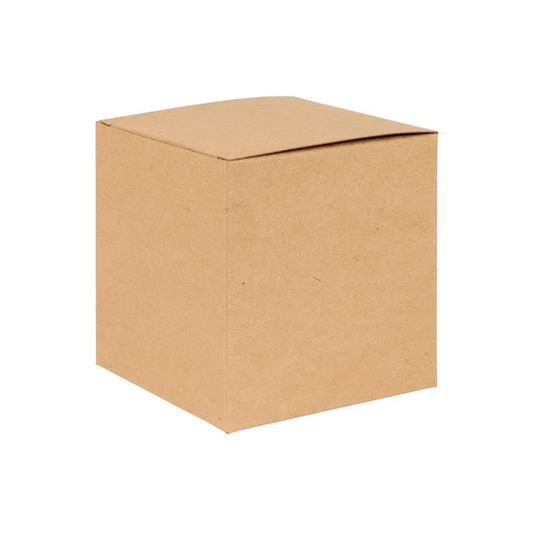 Natural kraft gift box, 10cm x 10cm x 10cm