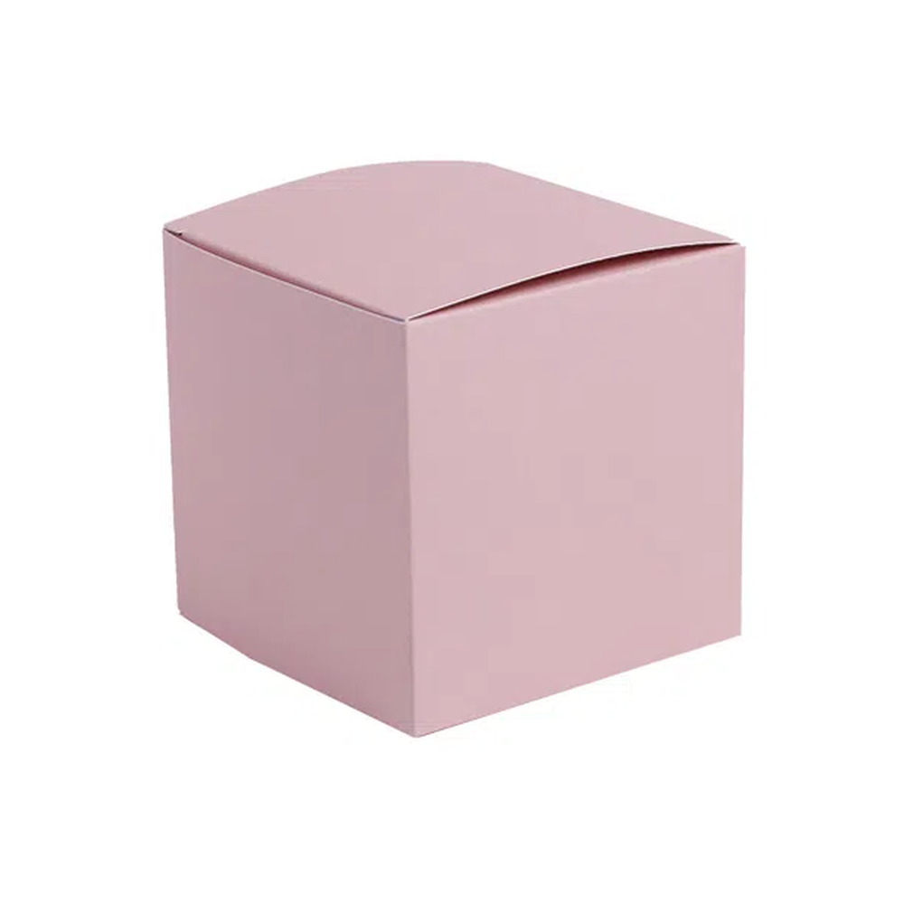 Rose Quartz kraft gift box, 10cm x 10cm x 10cm