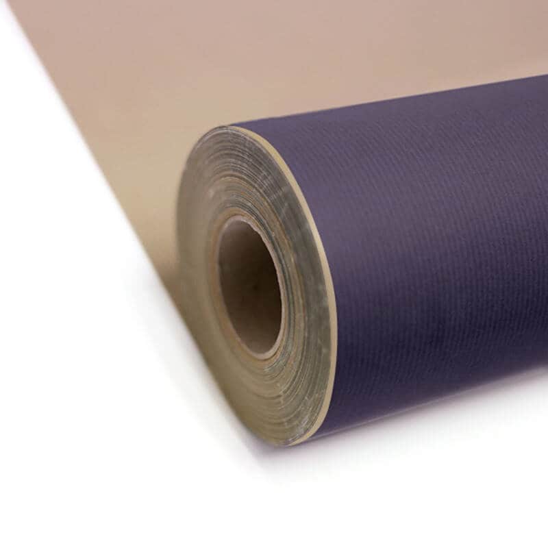 Wrapping Paper Purple 50CM Wide Eco Friendly, 100% Recycled Kraft | Recyclable, Sustainable, Plastic Free Gift Wrap