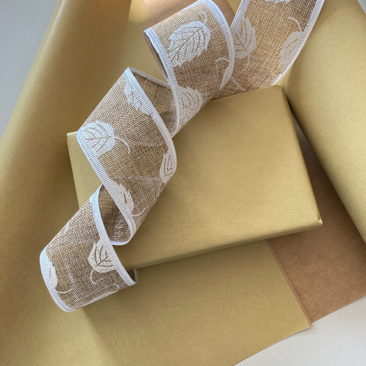 Wrapping Paper Lemon Yellow 50CM Wide Eco Friendly, 100% Recycled Kraft | Recyclable, Sustainable, Plastic Free Gift Wrap