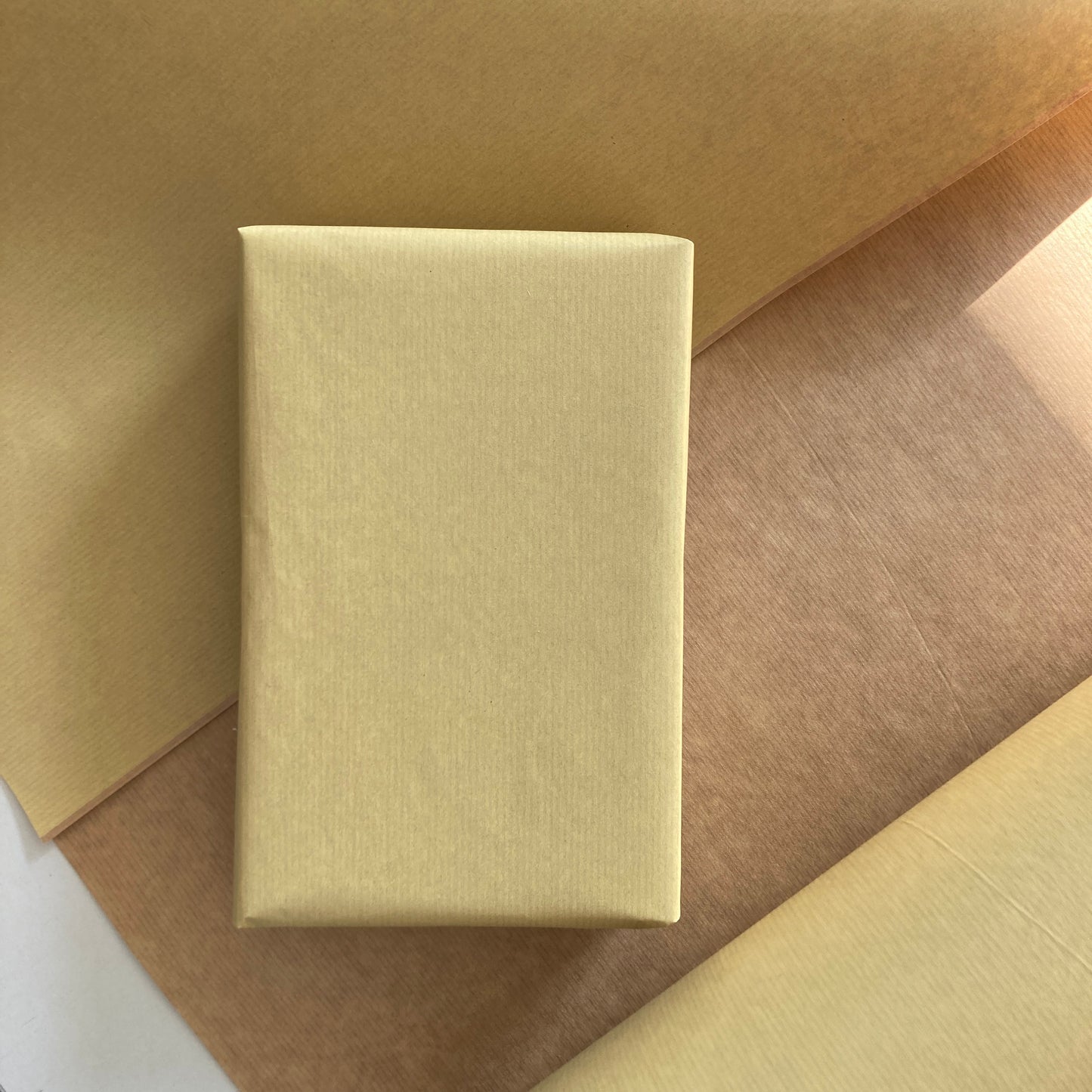 Wrapping Paper Lemon Yellow 50CM Wide Eco Friendly, 100% Recycled Kraft | Recyclable, Sustainable, Plastic Free Gift Wrap