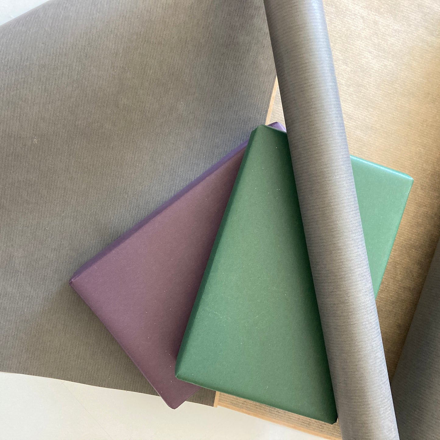 Wrapping Paper Purple 50CM Wide Eco Friendly, 100% Recycled Kraft | Recyclable, Sustainable, Plastic Free Gift Wrap