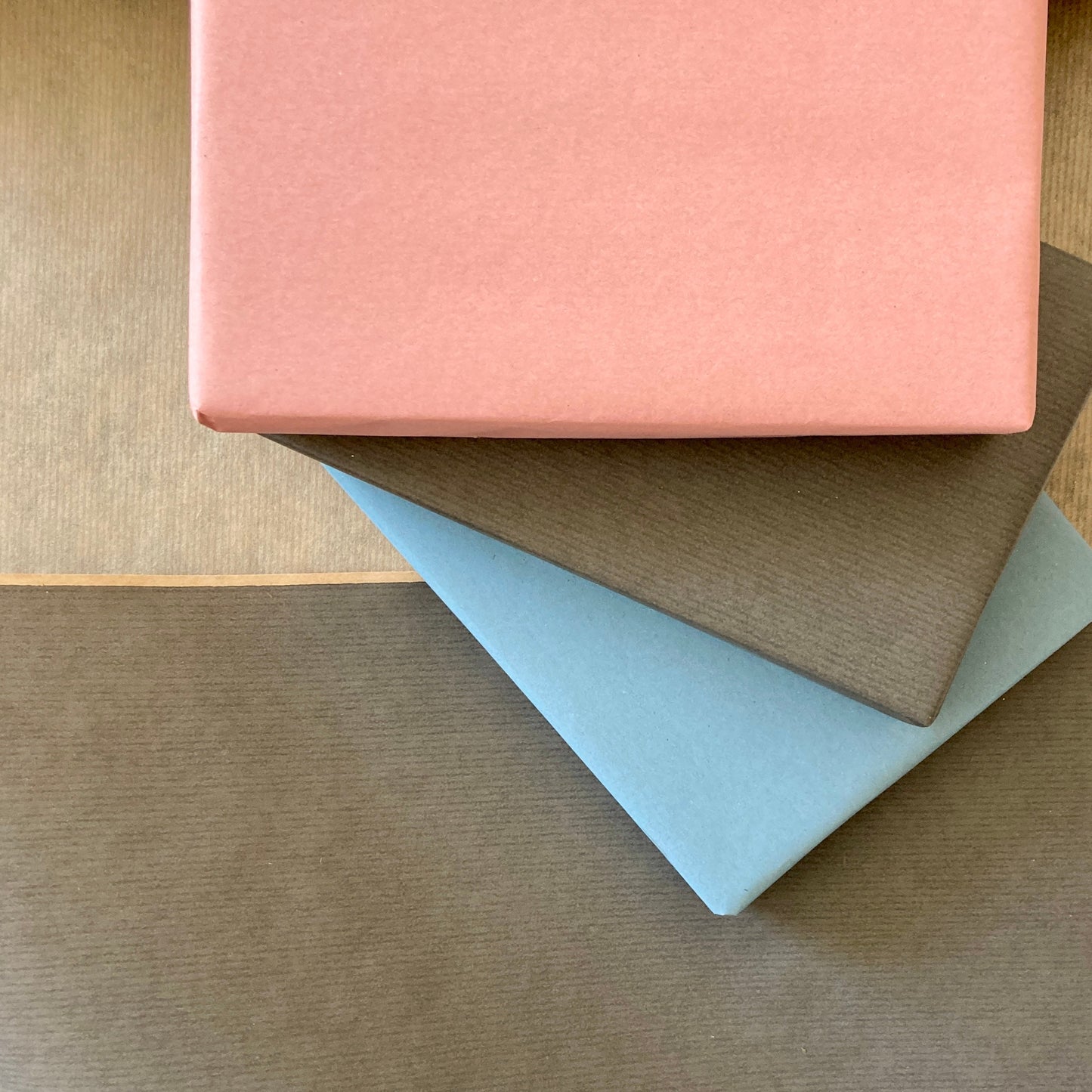 Wrapping Paper Baby Blue 50CM Wide Eco Friendly, 100% Recycled Kraft | Recyclable, Sustainable, Plastic Free Gift Wrap