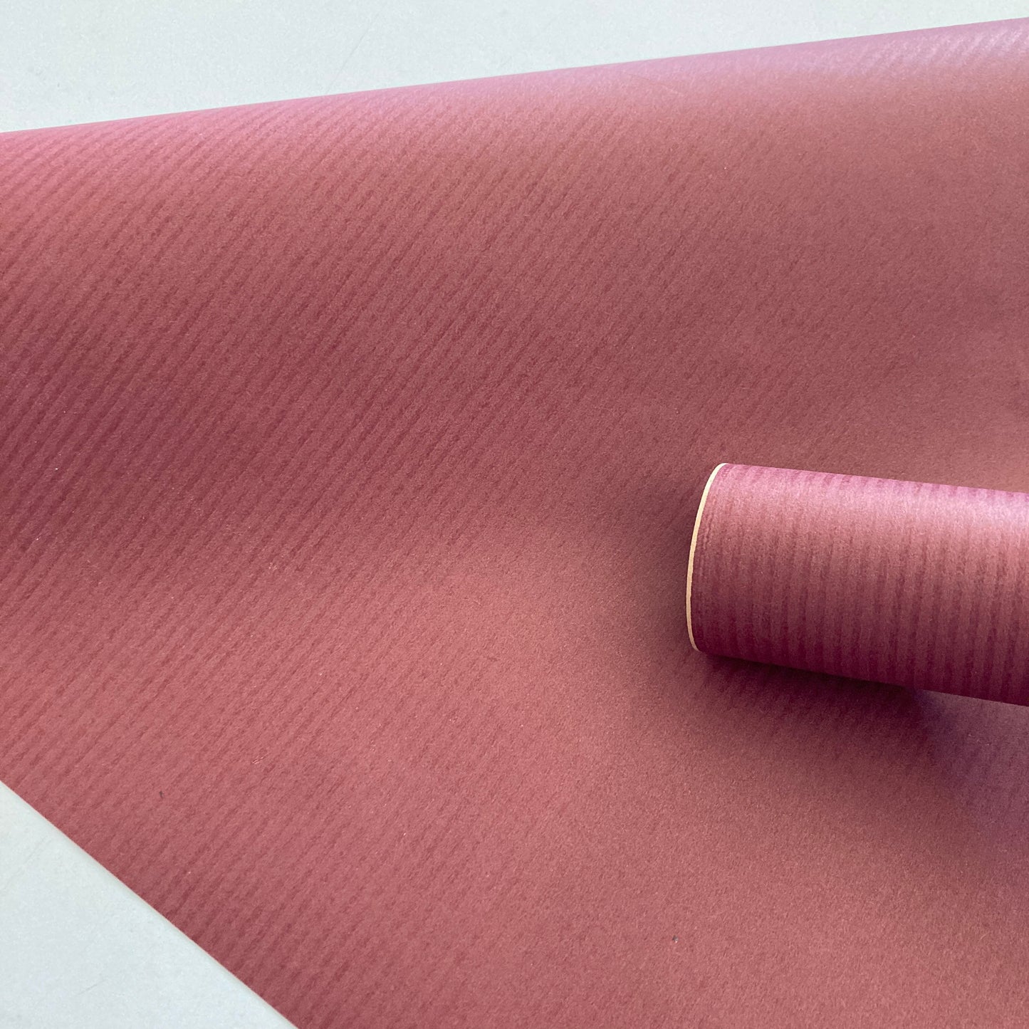 Wrapping Paper Burgundy 50CM Wide Eco Friendly, 100% Recycled Kraft | Recyclable, Sustainable, Plastic Free Gift Wrap