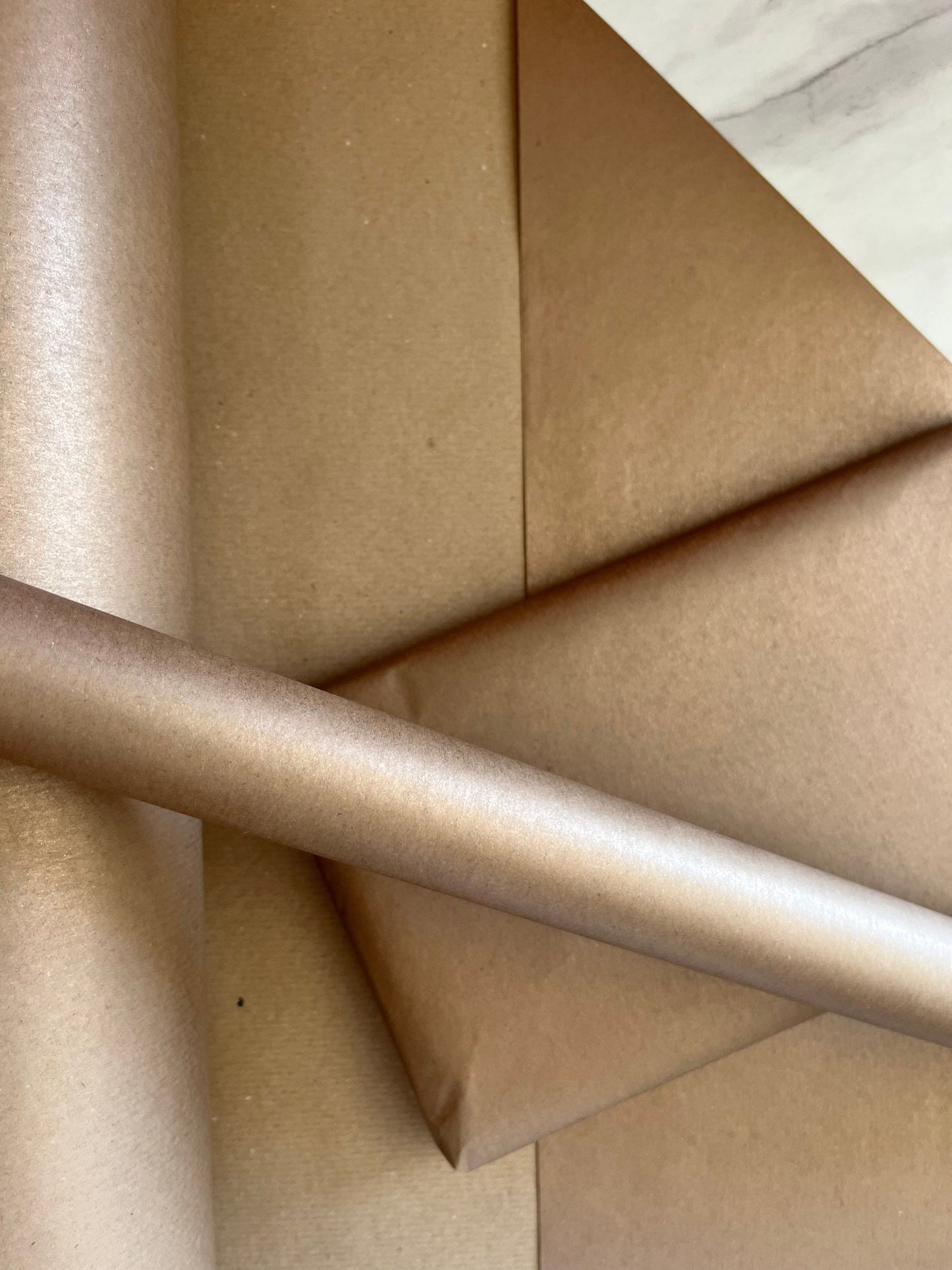 Metallic Copper Christmas Wrapping Paper, Ribbed Eco Friendly Gift Wrapping Paper, 100% Recycled & Recyclable, Sustainable