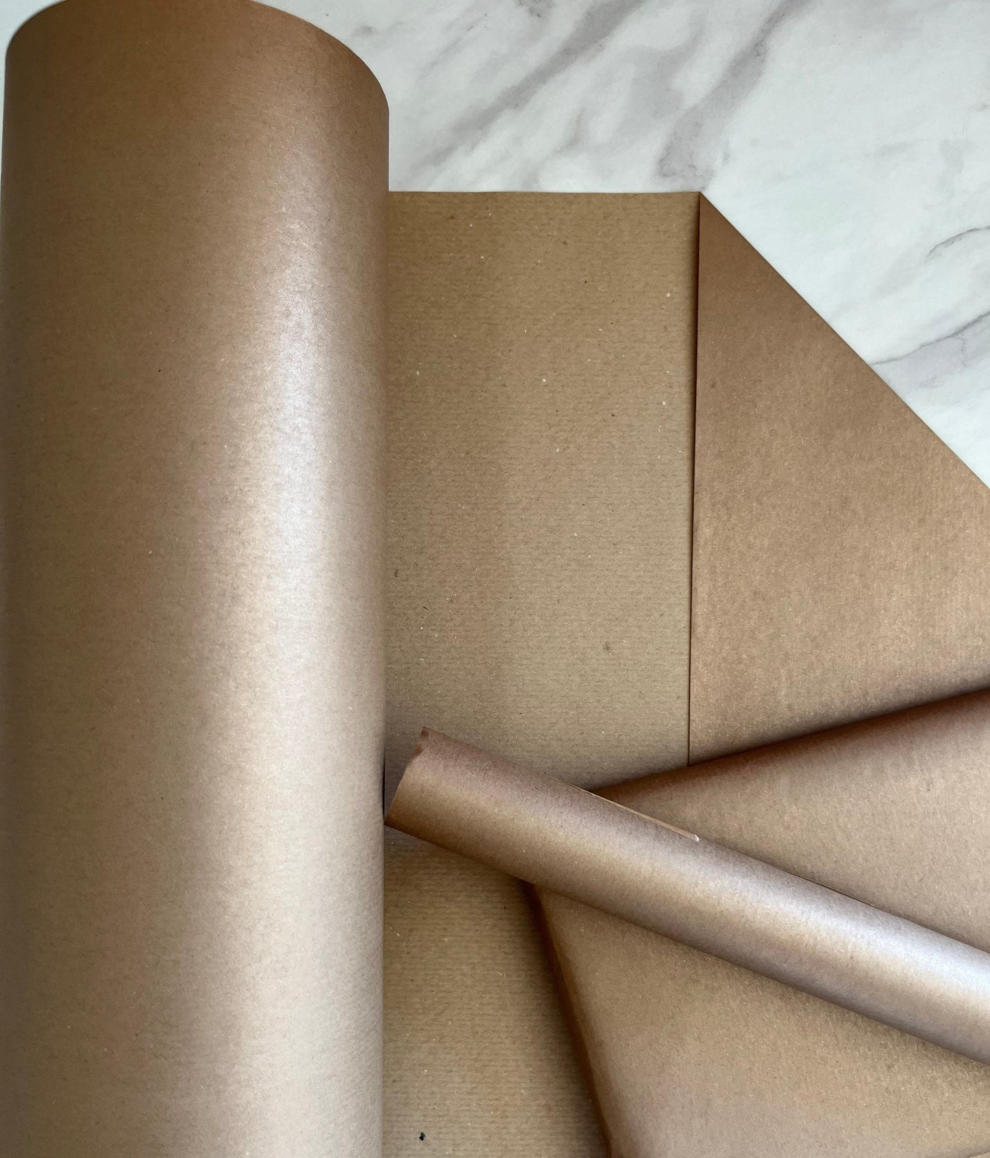 Metallic Copper Christmas Wrapping Paper, Ribbed Eco Friendly Gift Wrapping Paper, 100% Recycled & Recyclable, Sustainable