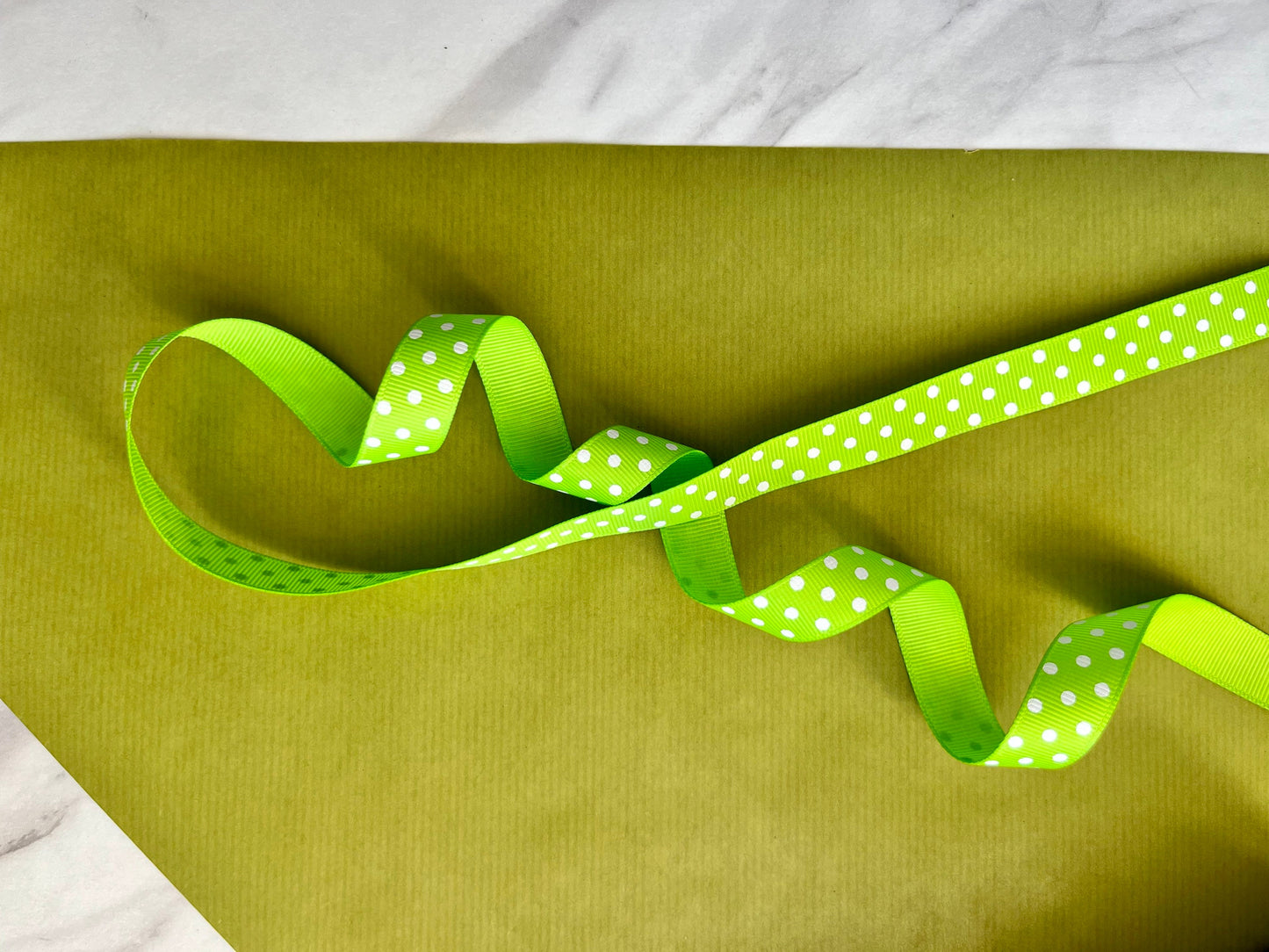 Wrapping Paper Olive Green 50CM Wide Eco Friendly, 100% Recycled Kraft | Recyclable, Sustainable, Plastic Free Gift Wrap