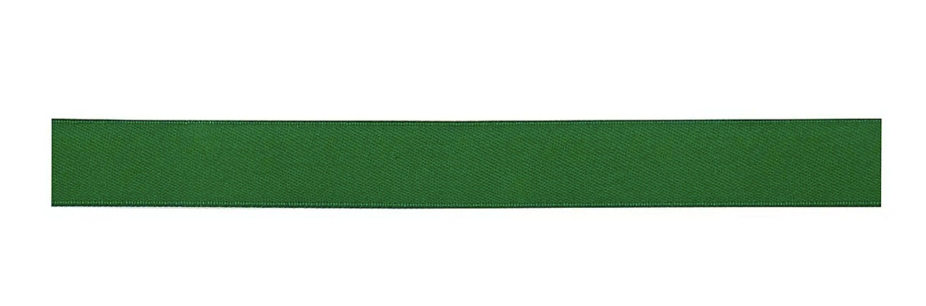 Red Or Green Satin Ribbon Roll 15 Metres Long 2 Centimetres Wide.