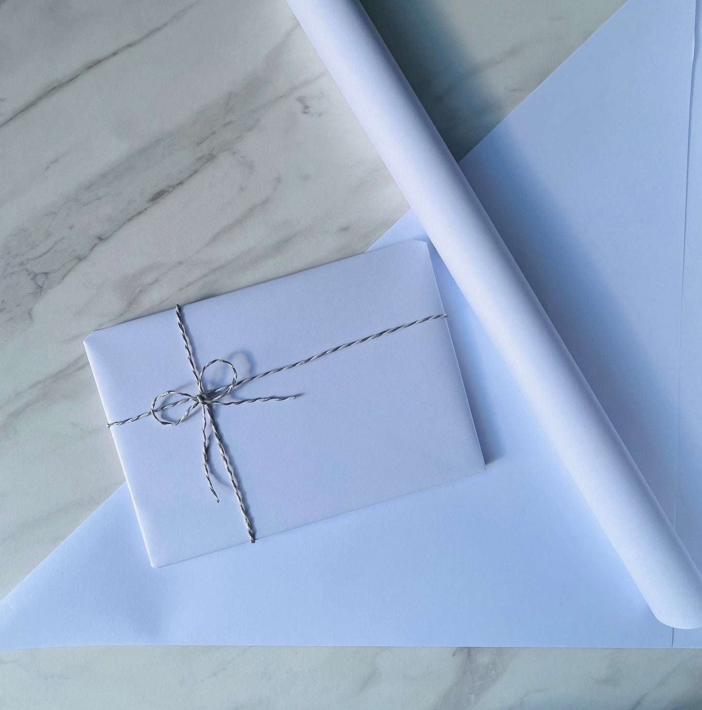 Wrapping Paper Pure White 50CM Wide Eco Friendly, 100% Recycled Kraft | Recyclable, Sustainable, Plastic Free Gift Wrap