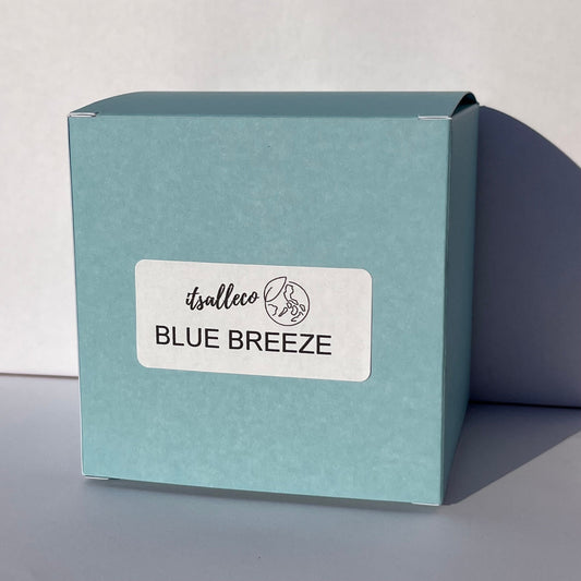 Blue Breeze Kraft Coloured Flat Pack Gift Candle Boxes 10x10x10 cm, Advent Calendar, Recycled and recyclable.